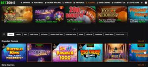BetZone casino options