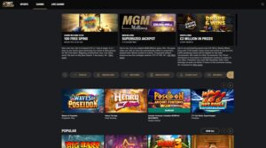 BetMGM sister sites screenshot