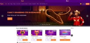 Foxy Bingo sister sites screenshot