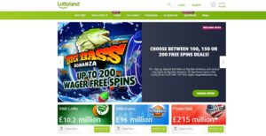 Lottoland sister sites screenshot