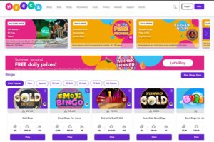 Mecca Bingo sister sites screenshot