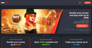 NetBet sister sites screenshot