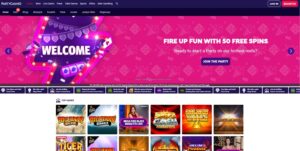 Party Casino sister sites screenshot