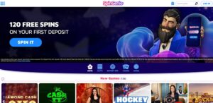 Spin Genie sister sites screenshot