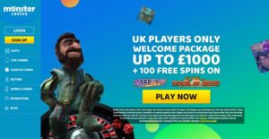 Monster Casino sister sites website