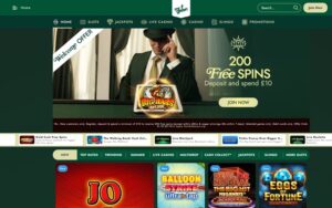 Mr Green sister sites screenshot