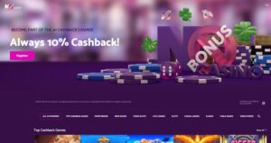 No Bonus Casino sister sites screenshot