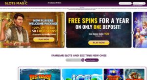 Slots Magic sister sites screenshot