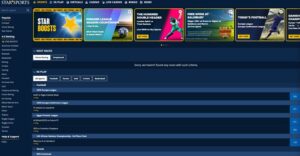 Star Sports Bet sister sites website