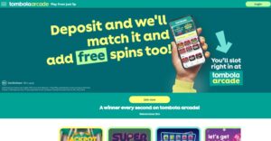 Tombola Arcade sister sites screenshot