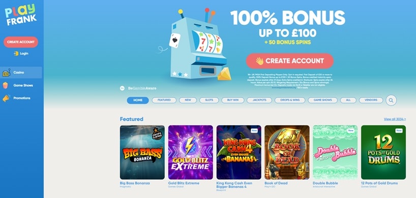 Play Frank sister sites website