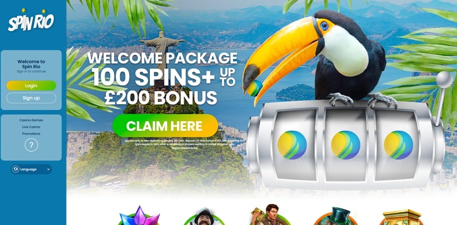 Spin Rio sister sites website