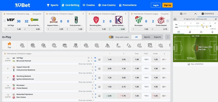 30Bet sportsbook