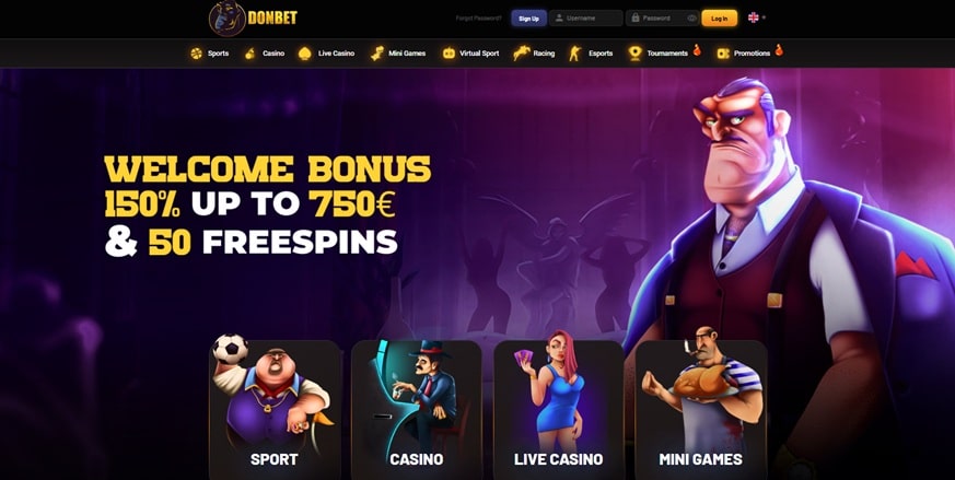 Donbet Casino sister sites website