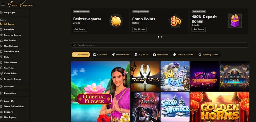 New Vegas sister sites website