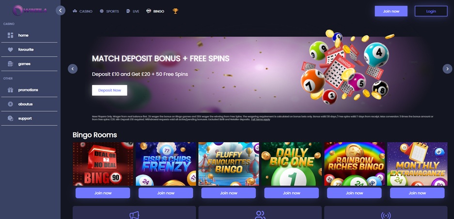 Winzilla sister sites screenshot