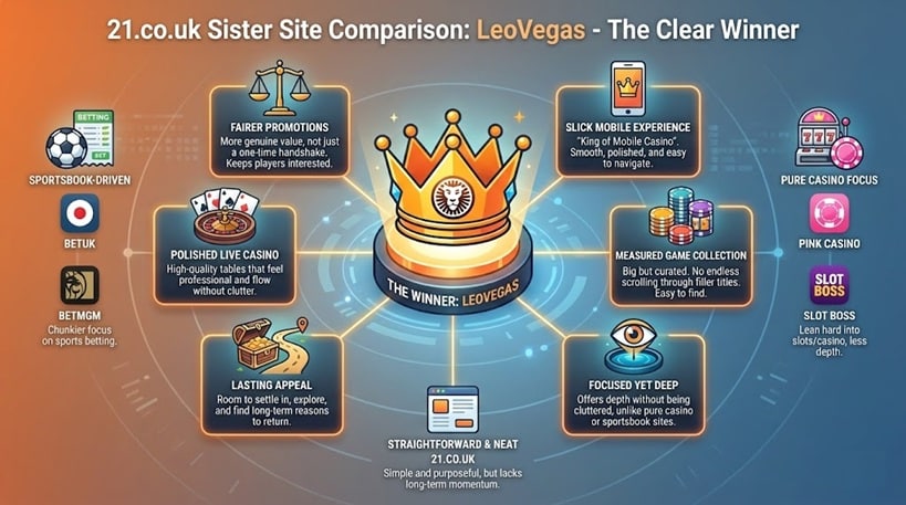 21.co.uk sister sites compared