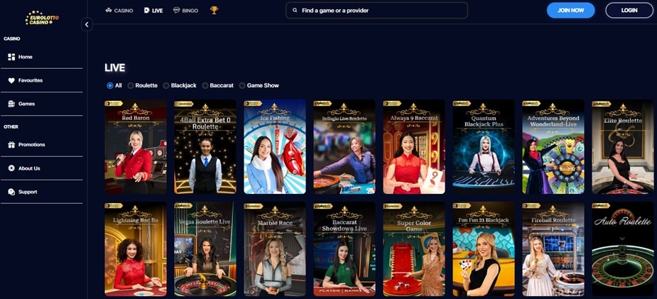 Eurolotto Casino sister sites website