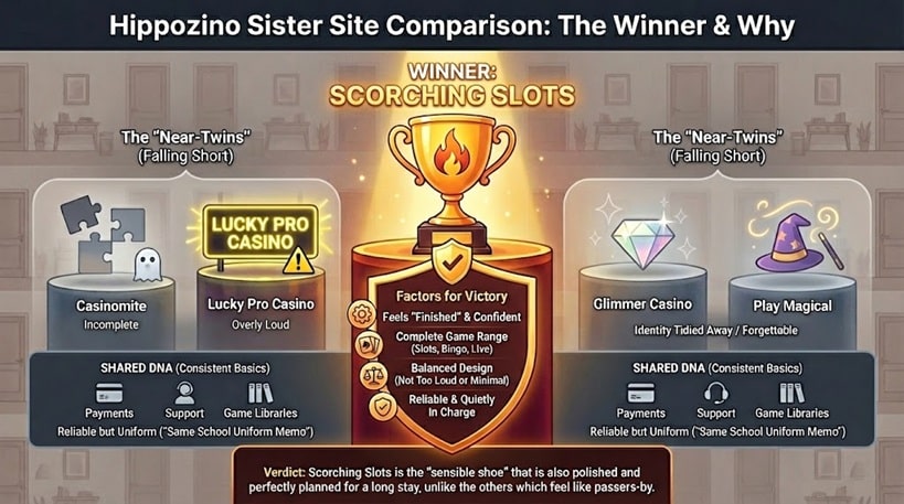 hippozino sister sites compared