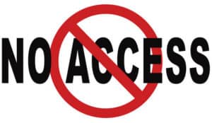 no access
