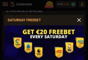saturday free bet