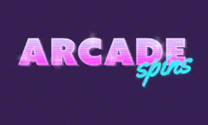 Arcade Spins logo, part of the 888 and Dragonfish family
