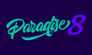 Paradise 8 casino logo, a Pure Casino sister site