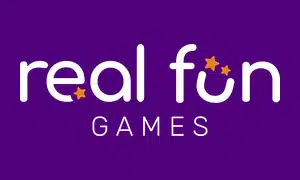 Real Fun Games logo, a Justin Casino sister site