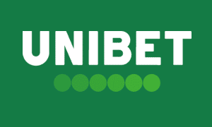Unibet logo, part of the Kindred network